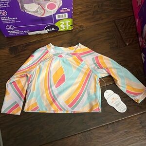 Wonder Nation rashgaurd top 12 month